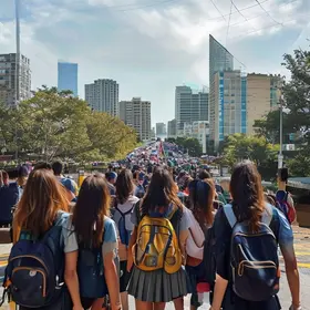 alunos rede municipal São Paulo