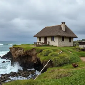 casa desabou voçoroca Grajaú