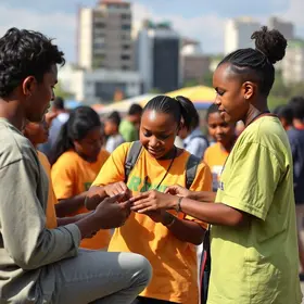 projeto capacita jovens de periferia de SP para trabalho em festivais