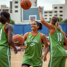 basquete feminino na periferia