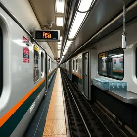 interrupção na circulação de trens