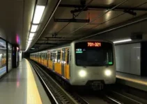 Metrô e trem em SP