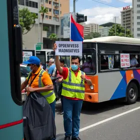 greve de ônibus no Rio