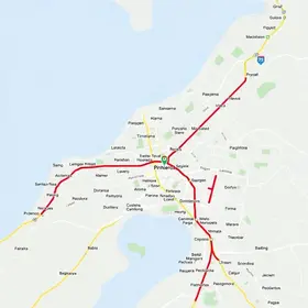 transporte público de Pinheiros para Grajaú