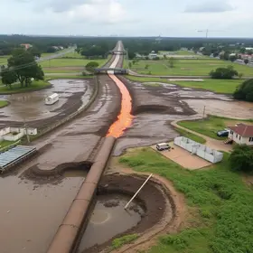 rompimento de adutora