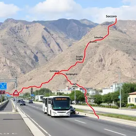 Grajaú para Socorro de transporte público